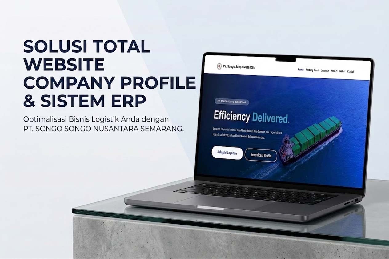 Website Company Profile dan ERP PT. Songo Songo Nusantara